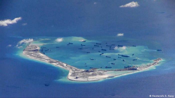 Südchinesisches Meer Insel Mischief Reef (Reuters/U.S. Navy)