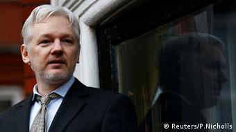 Julian Assange London Großbritannien (Reuters/P.Nicholls)