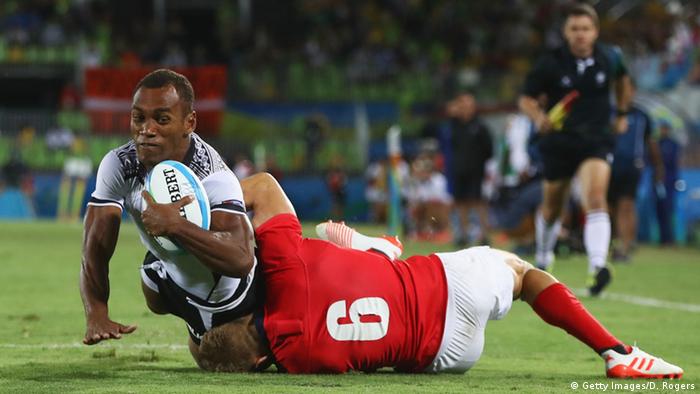 Rio Momente 11 08 Rugby Fidschi vs. Großbritannien (Getty Images/D. Rogers)