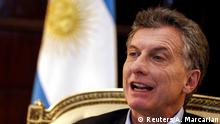 Argentinien Präsident Mauricio Macri