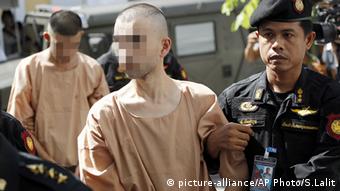 Thailand Prozess Bilal Mohammad Schrein Bombenanschlag (picture-alliance/AP Photo/S.Lalit)