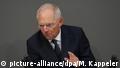 Deutschland Bundestag Wolfgang Schäuble (picture-alliance/dpa/M. Kappeler)