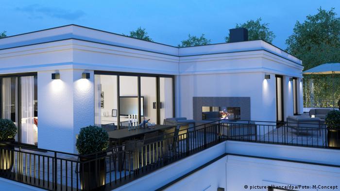 Deutschland München Pläne für Luxuswohnungen - Grundstück ehemalige Flick-Villa (picture-alliance/dpa/Foto: M-Concept)