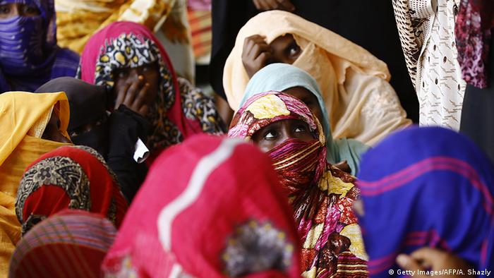 Women in a refugee camp in Sudan (Getty Images/AFP/A. Shazly)