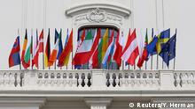 Slowakei EU Gipfel in Bratislava Flaggen Symbolbild