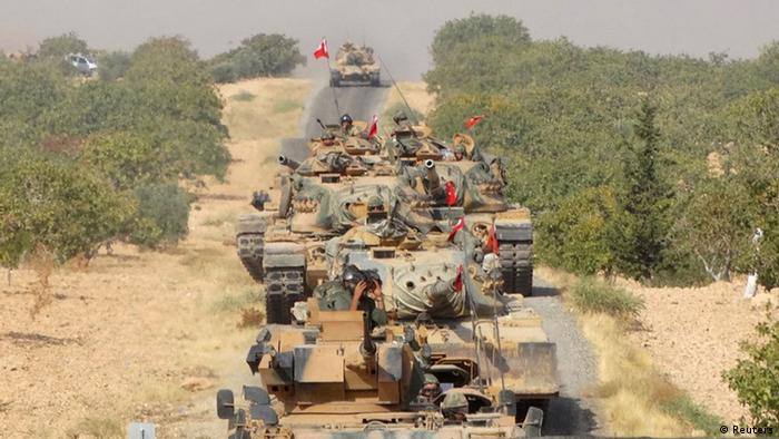 Türkische Panzer in Syrien (Reuters)