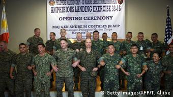 Philippinen Gemeinsame Militärübung mit US Truppen (Getty Images/AFP/T. Aljibe)
