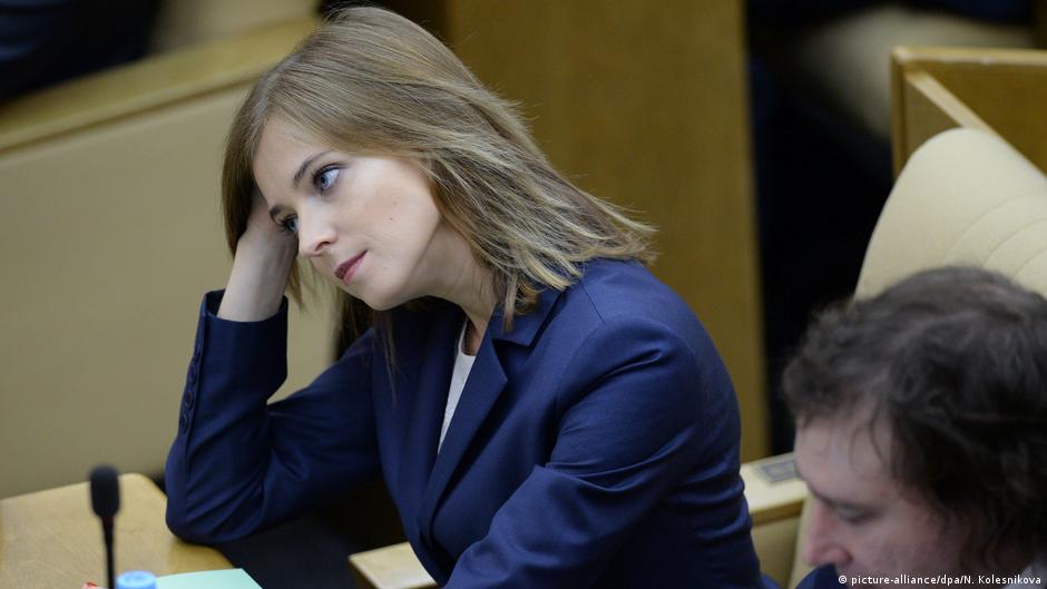 Russland Sitzung der Duma - Natalja Wladimirowna Poklonskaja, Generalstaatsanwältin Republik Krim
