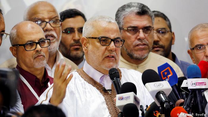 Marokko Parlamentswahl - Regierungspartei PJD, Abdelilah Benkirane (Reuters/Y. Boudlal)