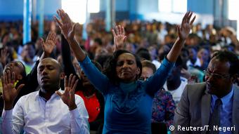 Äthiopien Proteste Gebet (Reuters/T. Negeri)