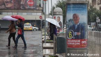 Montenegro Parlamentswahl Wahlkampf in Podgorica (Nemanja Dabanovic)
