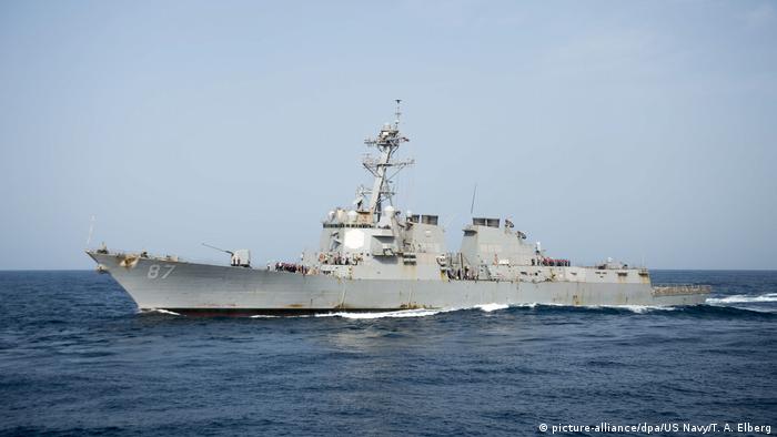 US Kriegsschiff USS Mason der US Navy (picture-alliance/dpa/US Navy/T. A. Elberg)