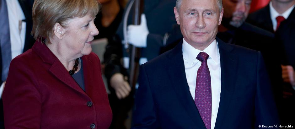 Merkel recebe Putin em Berlim