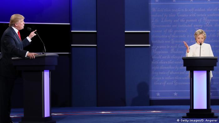 USA | 3. Präsidentschaftsdebatte 2016 in Las Vegas (Getty Images/D. Angerer)