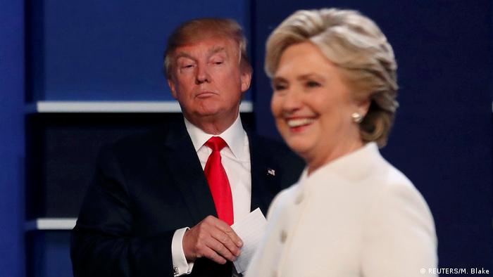 USA | Ende der 3. Präsidentschaftsdebatte 2016 in Las Vegas (REUTERS/M. Blake)