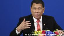 China Peking Staatsbesuch Rodrigo Duterte Philippinen