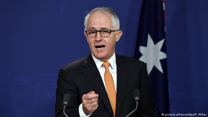 Australien Malcolm Turnbulls Rede über geplantes Einwanderungsgesetz (picture-alliance/dpa/P. Miller)