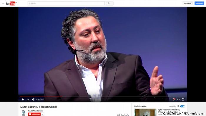 Screenshot YouTube Murat Sabuncu (YouTube/MARKA Konferansı)