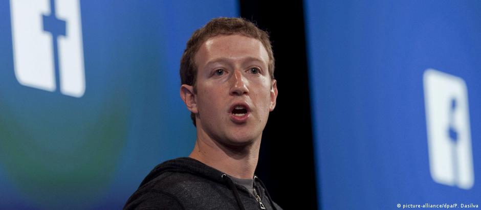 O CEO do Facebook, Mark Zuckerberg