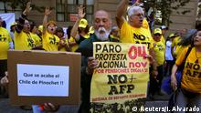 Chile Kürzung staatliche Rente Proteste in Santiago de Chile