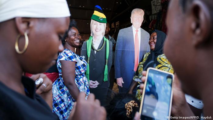 Tansania US Wahlen PR Aktion (Getty Images/AFP/D. Hayduk)