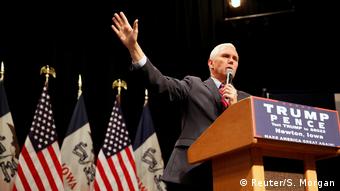 US Wahl Mike Pence Vizepräsident in Newton (Reuter/S. Morgan)