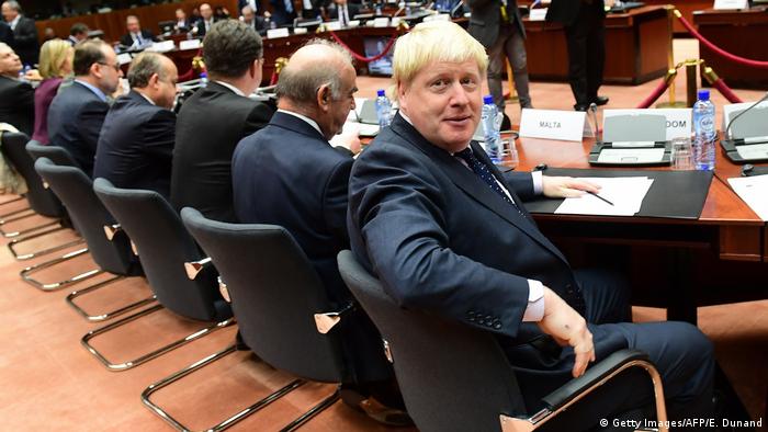 Brüssel Britischer Außenminister Boris Johnson (Getty Images/AFP/E. Dunand)