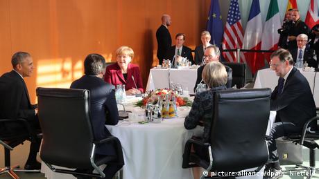 Deutschland US-Präsident Obama in Berlin (picture-alliance/dpa/K. Nietfeld)