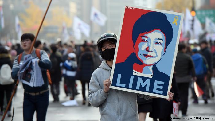 Südkorea Massenproteste in Seoul gegen Präsidentin Park Geun Hye (Getty Images/AFP/J. Yeon-Je)