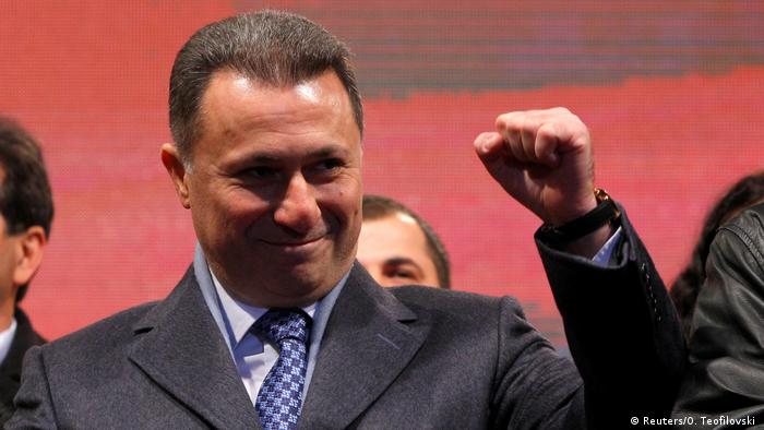 Mazedonien Wahlkampagne Nikola Gruevski in Ohrid (Reuters/O. Teofilovski )