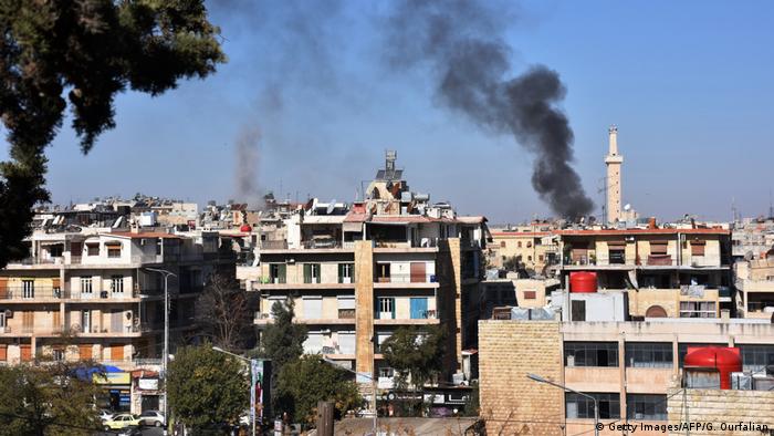 Syrien Angriffe auf Alleppo (Getty Images/AFP/G. Ourfalian)