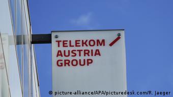 Österreich Banner Telekom Austria (picture-alliance/APA/picturedesk.com/R. Jaeger)