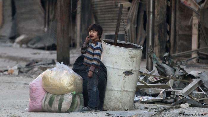 Syrien Krieg - Kämpfe in Aleppo (Reuters/A. Ismail)