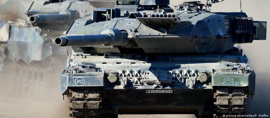 Tanque Leopard, de fabricação alemã