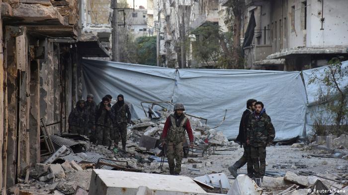 Syrien Krieg - Kämpfe in Aleppo (Reuters/Sana)