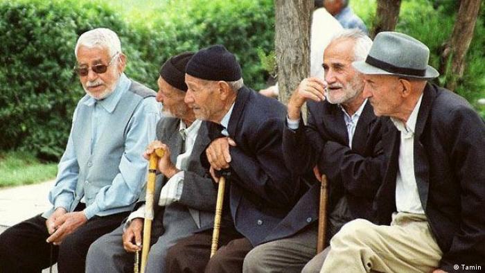 Iran alte Menschen Rente (Tamin)