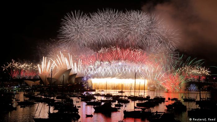Australien Sydney Jahreswechsel Feuerwerk (Reuters/J. Reed)