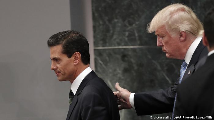 Enrique Pena Nieto und Donald Trump (picture-alliance/AP Photo/D. Lopez-Mills)