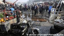 Irak Sadr City - Markt nach Explosion durch Autobombe