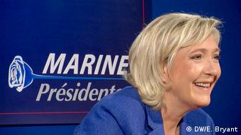 Le Pen también ha sido denunciada (DW/E. Bryant)