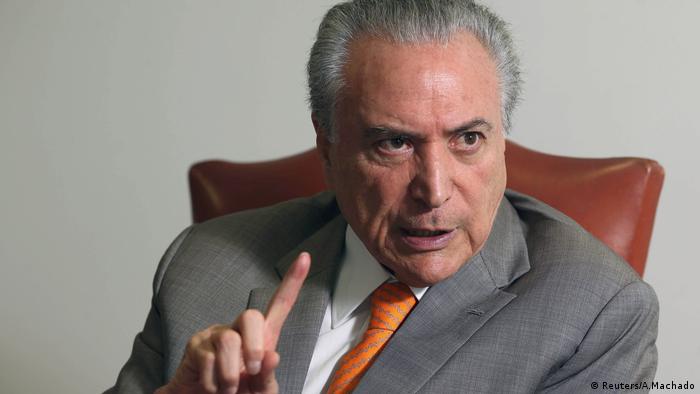  Michel Temer Brasilien (Reuters/A.Machado)