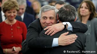 Frankreich Antonio Tajani im EU-Parlament in Straßburg (Reuters/C. Hartmann)