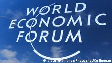 Schweiz Davos Logo Weltwirtschaftsforum