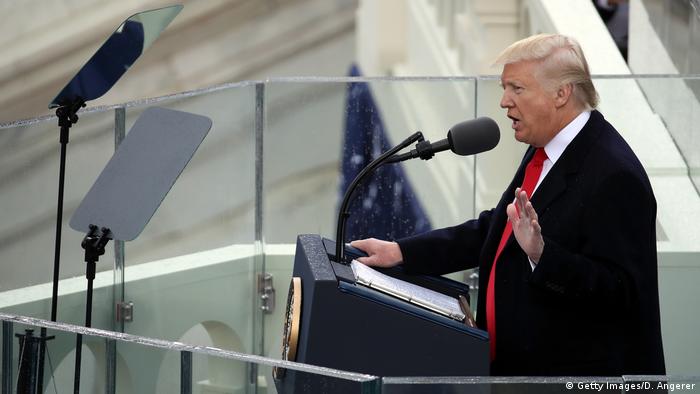 USA Amtsübernahme Trump Rede (Getty Images/D. Angerer)