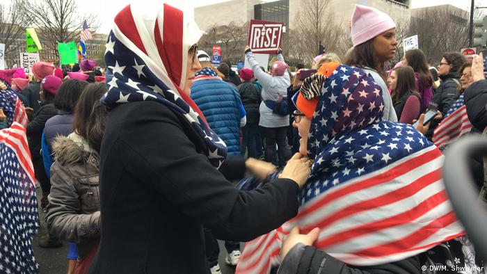 Washington Women's March Trump Proteste (DW/M. Shwayder)