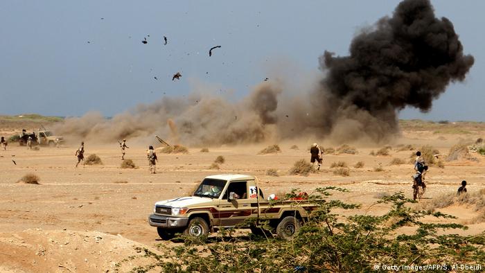 Jemen Regierungstruppen erobern Hafenstadt Mocha am Roten Meer (Getty Images/AFP/S. Al-Obeidi)