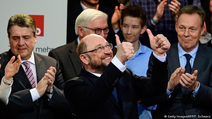 Berlin SPD PK Martin Schulz Kanzlerkandidatur (Getty Images/AFP/T. Schwarz)