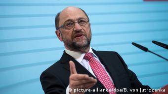 Deutschland PK Martin Schulz SPD Kanzlerkandidat (picture-alliance/dpa/B. von Jutrczenka)