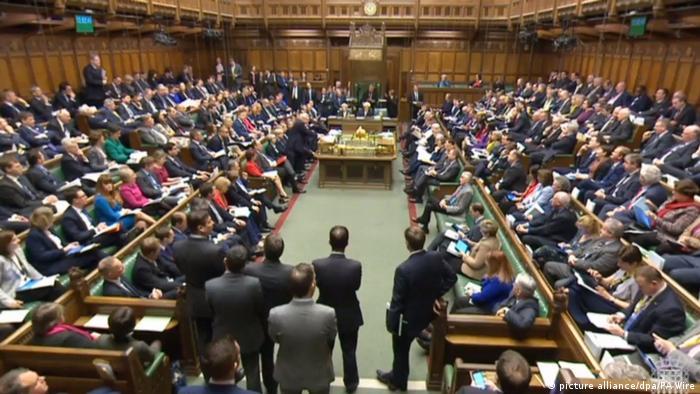 Debate sobre el Brexit en el Parlamento británico. 