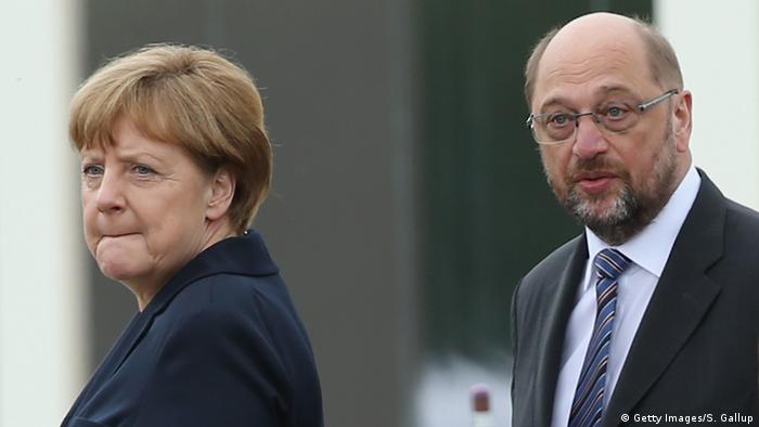 Frankreich Angela Merkel und Martin Schulz in Verdun (Getty Images/S. Gallup)